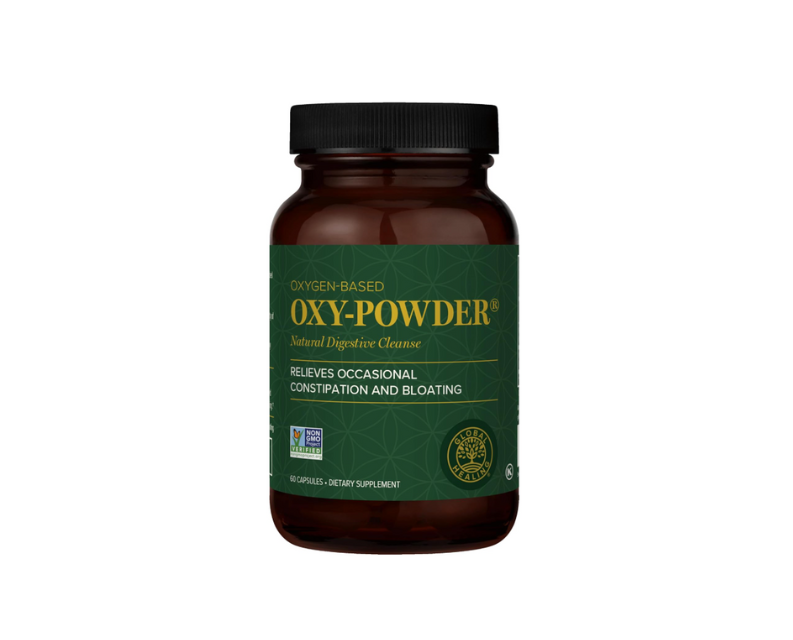 Global Healing Oxy-Powder Colon Cleanse, Constipation Relief for Women & Men, Magnesium Oxide Colon Cleanser & Detox, Detox and Gut Cleanse for Weight Loss, Gut Cleanse Detox for Women and Men 24Hr Smart